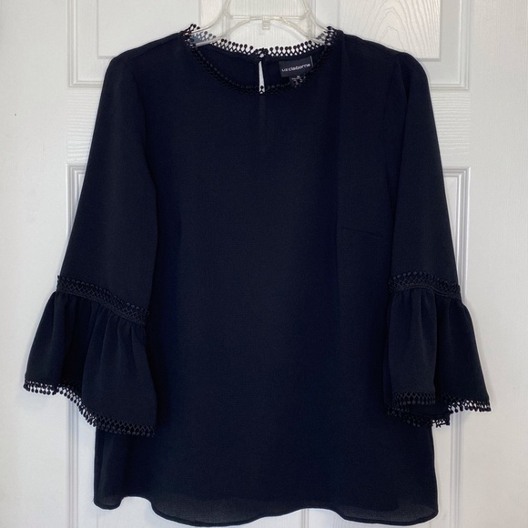 Liz Claiborne Black Blouse - Picture 1 of 7